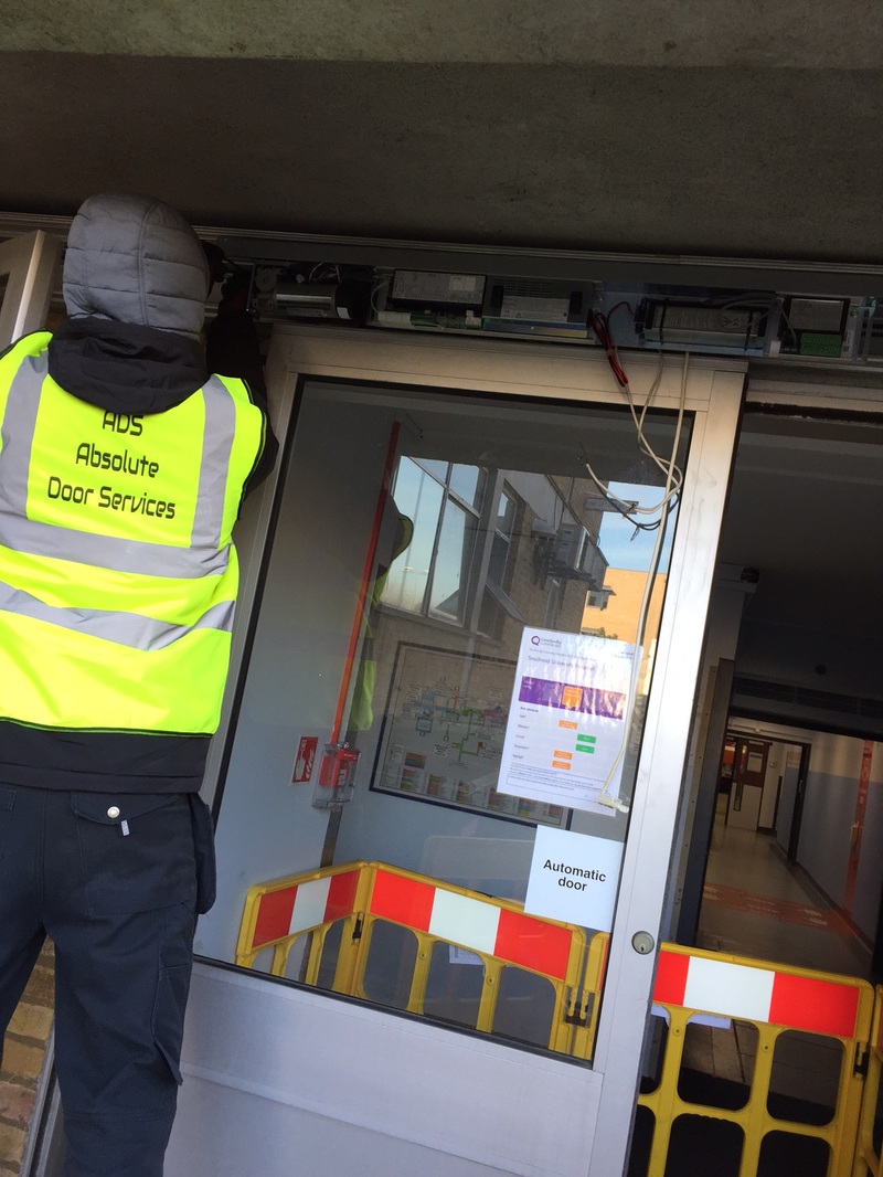 ADS Door Services carry out a risk assessment on automatic doors in Southend On Sea Essex