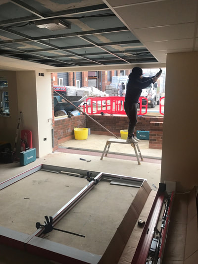 Fitting automatic door in Chelmsford Essex